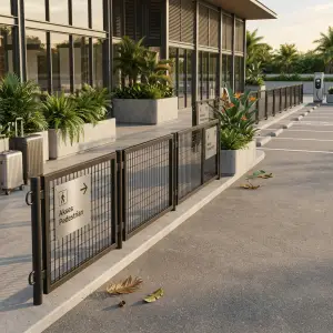 Pagar Panel Wiremesh Besi Modular Finishing Powder Coat [5]