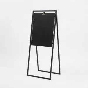 Papan Informasi Besi Standing A-Frame dengan Klip Poster