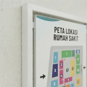 Papan Informasi Bingkai Metal Dinding [4]