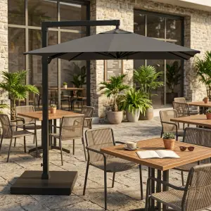 Payung Kantilever Outdoor Area Cafe & Restoran [2]