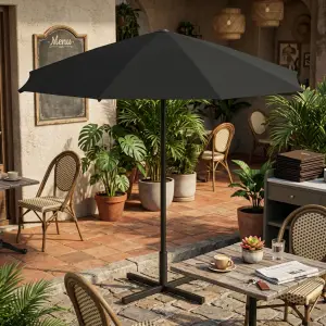 Payung Outdoor Cafe Tiang Tengah
