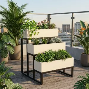 Planter Box Susun Tiga Tingkat Rangka Besi [2]