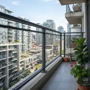 Railing Balkon Besi Wire Mesh