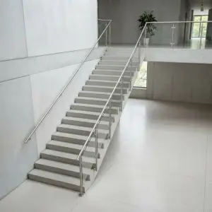 Railing Tangga Stainless dengan Panel Kaca [3]