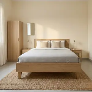 Ranjang Kayu Minimalis Scandinavian