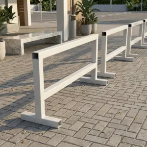 Road Barrier Besi Hollow Dua Rail [4]