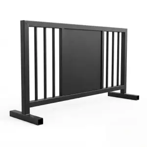 Road Barrier Besi Panel Solid Finishing Powder Coat