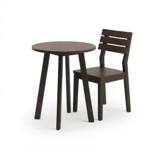 Set Meja Kursi Cafe Industrial Rangka Besi Top Kayu [5]