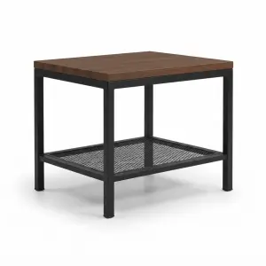 Side Table Industrial Rangka Besi Rak Mesh [5]