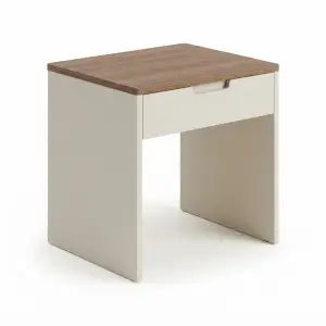 Side Table Nakas Minimalis 1 Laci Kombinasi Kayu dan MDF [5]