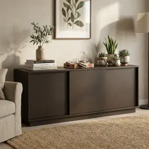 Sideboard TV Pintu Geser 3 Panel Minimalis [4]