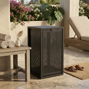 Tempat Sampah Besi Perforated Pintu Engsel Indoor Outdoor [4]