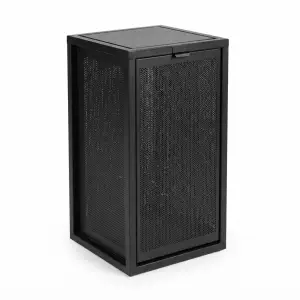Tempat Sampah Besi Perforated Pintu Engsel Indoor Outdoor [5]