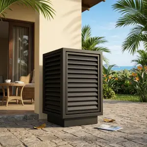 Tempat Sampah Outdoor Louver Metal Finishing Powder Coat [2]