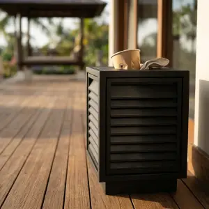 Tempat Sampah Outdoor Louver Metal Finishing Powder Coat [3]