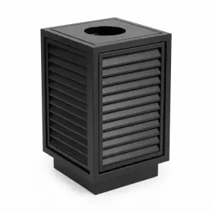 Tempat Sampah Outdoor Louver Metal Finishing Powder Coat [5]