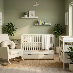 Tempat Tidur Bayi dengan Laci Penyimpanan Bawah [3]