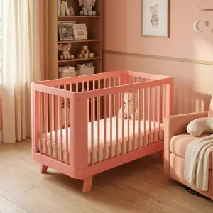 Tempat Tidur Bayi Kayu Gaya Skandinavia [3]