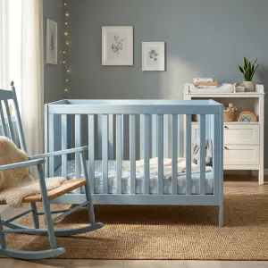 Tempat Tidur Bayi Kayu Minimalis Baby Blue [2]