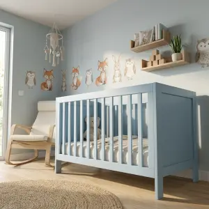 Tempat Tidur Bayi Kayu Minimalis Baby Blue [3]