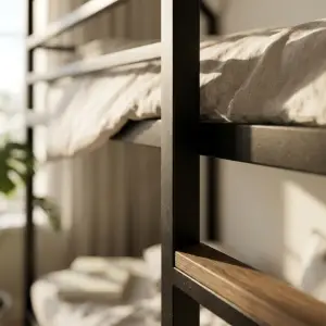 Tempat Tidur Tingkat Rangka Besi Atap Rumah [3]